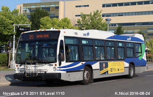 BUS/AUTOBUS: Novabus LFS 2011 STLaval