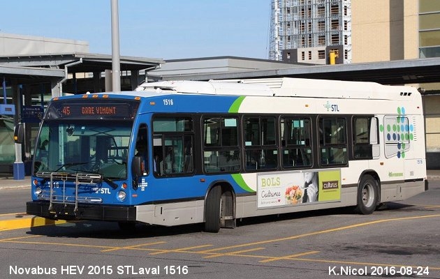 BUS/AUTOBUS: Novabus H3-45 2015 STLaval