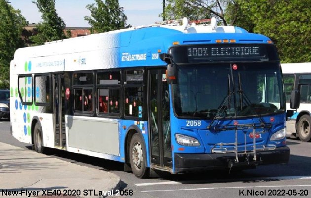 BUS/AUTOBUS: Novabus HEV 2020 STLaval