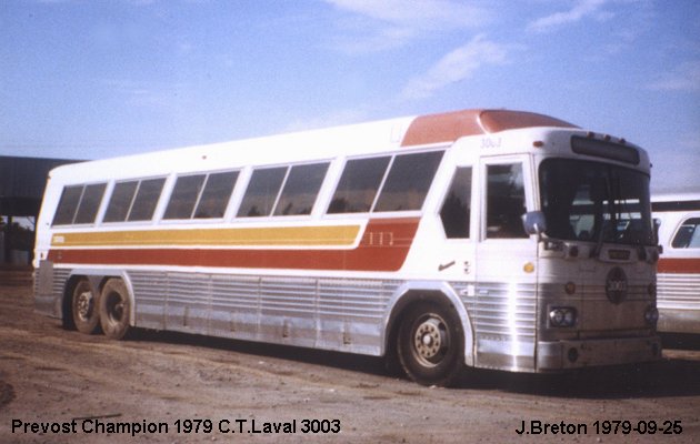 BUS/AUTOBUS: Prevost Champion 1979 STLaval