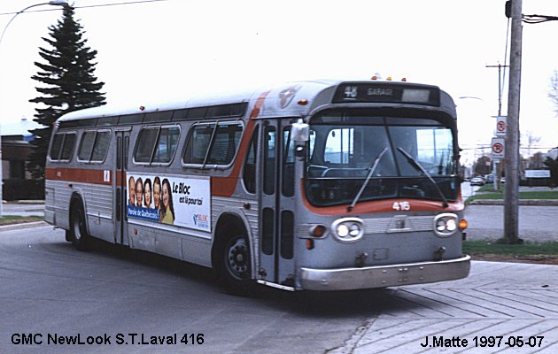 BUS/AUTOBUS: GMC New Look 1982 STLaval