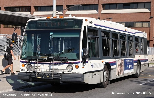 BUS/AUTOBUS: Novabus LFS 1998 STLaval