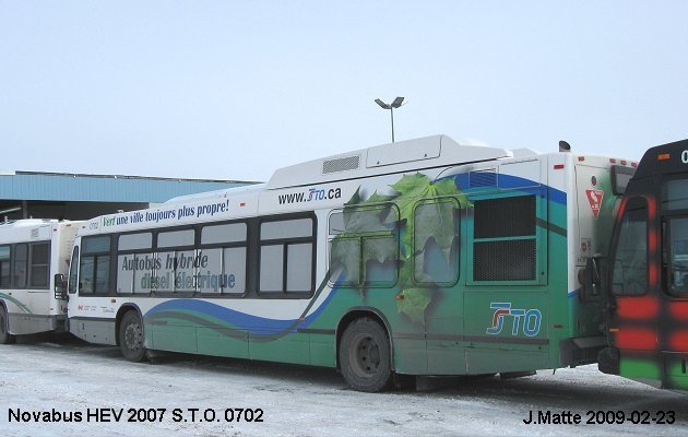 BUS/AUTOBUS: Novabus HEV 2007 STOutaouais