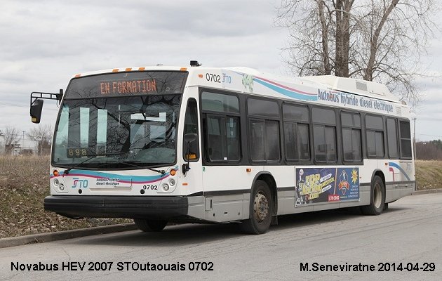 BUS/AUTOBUS: Novabus HEV 2007 STOutaouais