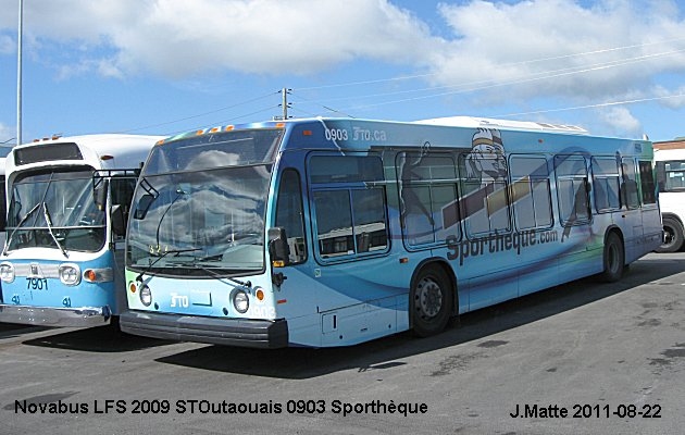 BUS/AUTOBUS: Novabus LFS 2009 STOutaouais