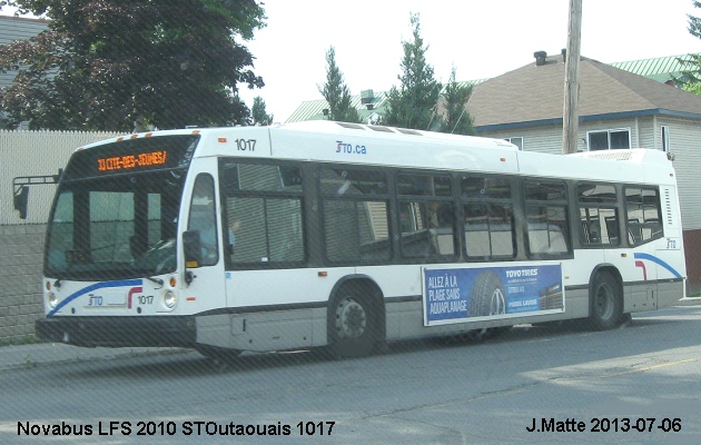 BUS/AUTOBUS: Novabus LFS 2010 STOutaouais