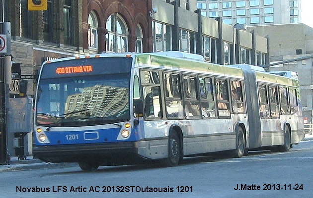 BUS/AUTOBUS: Novabus LFS 60102ac 2012 STOutaouais