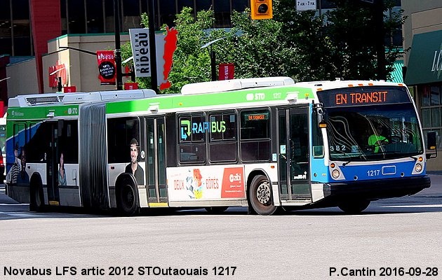 BUS/AUTOBUS: Novabus LFS 60102 2012 STOutaouais