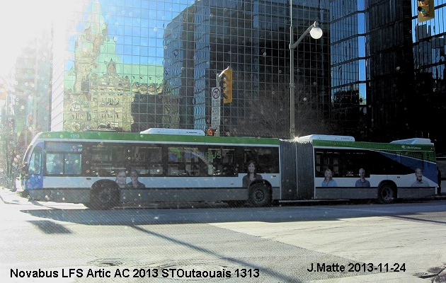 BUS/AUTOBUS: Novabus LFS 60102ac 2013 STOutaouais