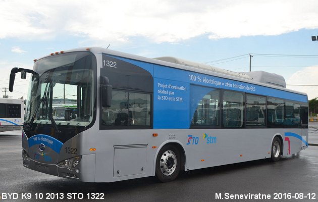 BUS/AUTOBUS: BYD K9 2013 BYD