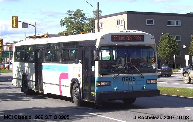 BUS/AUTOBUS: MCI Classic 1989 STOutaouais