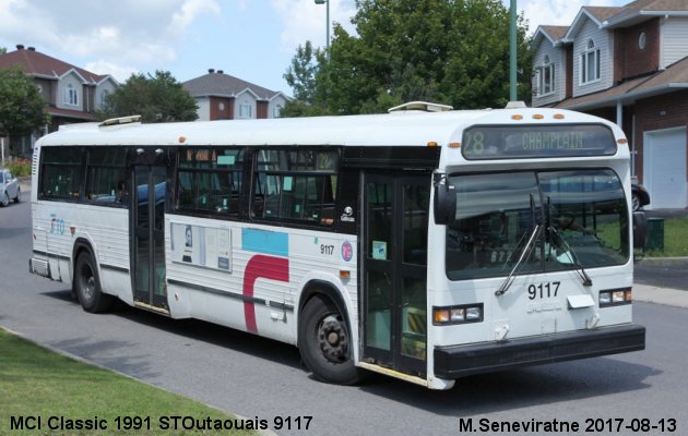 BUS/AUTOBUS: MCI Classic 1991 STOutaouais