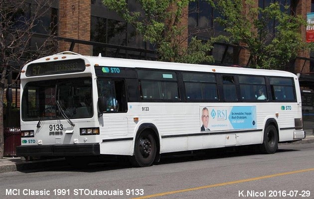 BUS/AUTOBUS: MCI Classic 1991 STOutaouais