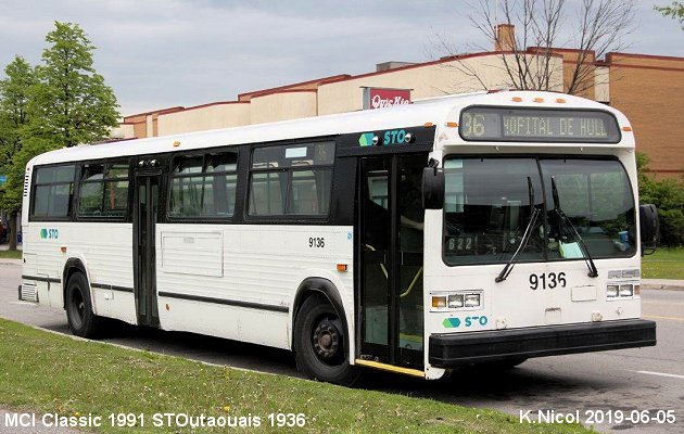 BUS/AUTOBUS: MCI Classic 1991 STOutaouais