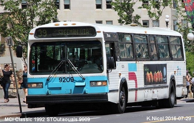 BUS/AUTOBUS: MCI Classic 1992 STOutaouais