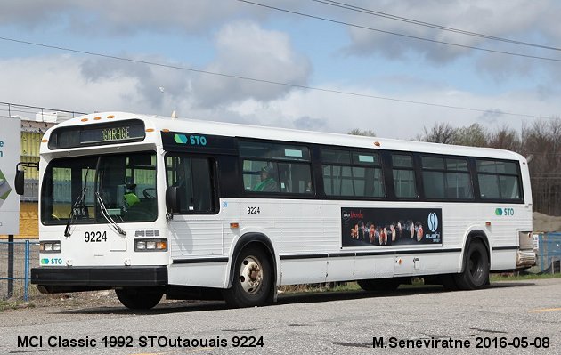 BUS/AUTOBUS: MCI Classic 1992 STOutaouais