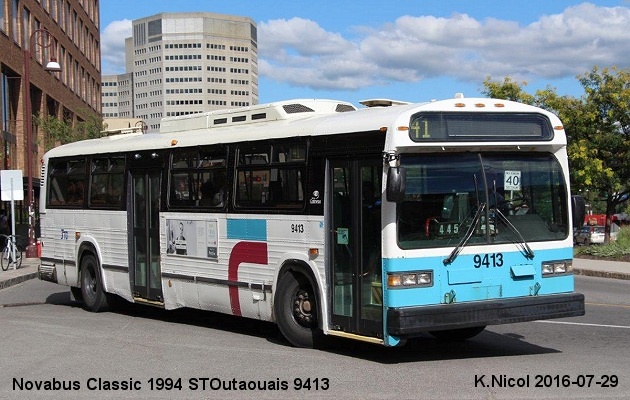 BUS/AUTOBUS: Novabus Classic 1994 STOutaouais