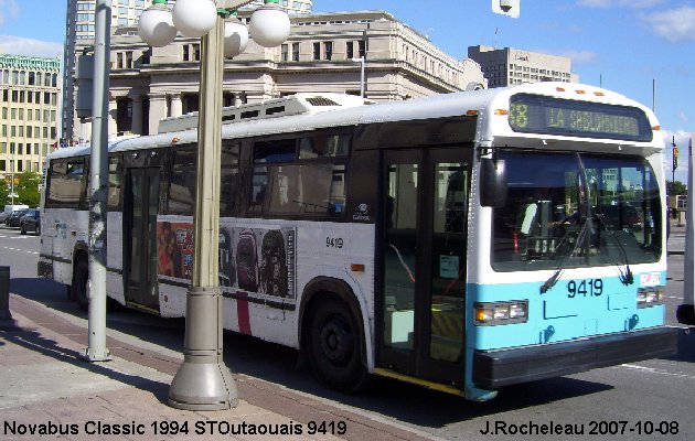 BUS/AUTOBUS: Novabus Classic 1994 STOutaouais