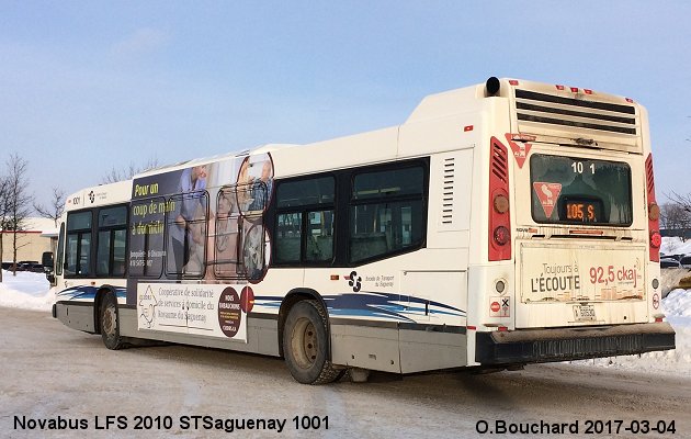 BUS/AUTOBUS: Novabus LFS 2010 STSaguenay