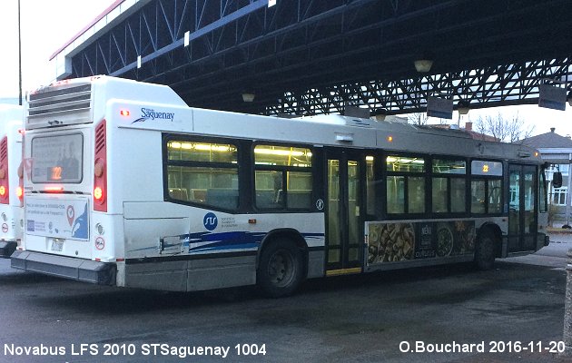 BUS/AUTOBUS: Novabus LFS 2010 STSaguenay