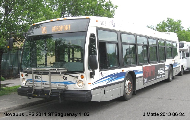 BUS/AUTOBUS: Novabus LFS 2011 STSaguenay