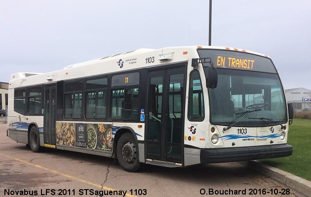 BUS/AUTOBUS: Novabus LFS 2011 STSaguenay