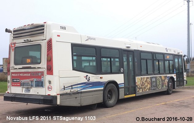 BUS/AUTOBUS: Novabus LFS 2011 STSaguenay