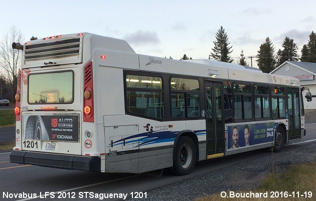 BUS/AUTOBUS: Novabus LFS 2012 STSaguenay