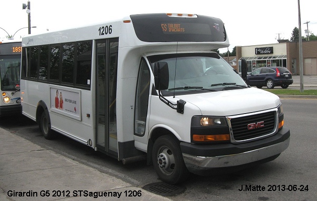 BUS/AUTOBUS: Girardin G5 2012 STSaguenay