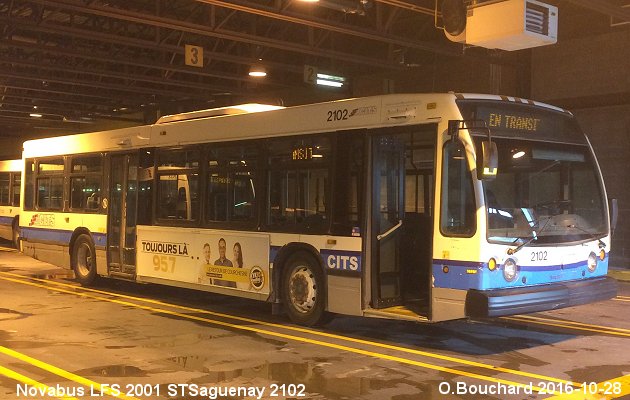 BUS/AUTOBUS: Novabus LFS 2001 STSaguenay