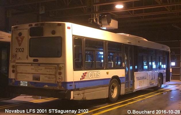 BUS/AUTOBUS: Novabus LFS 2001 STSaguenay