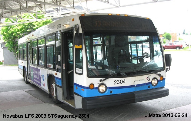 BUS/AUTOBUS: Novabus LFS 2003 STSaguenay