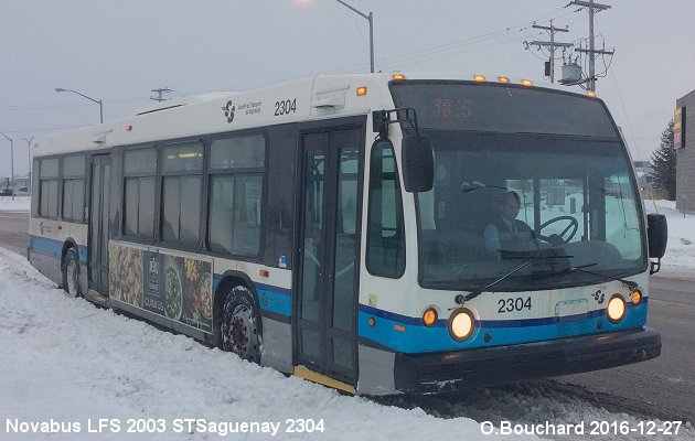 BUS/AUTOBUS: Novabus LFS 2003 STSaguenay