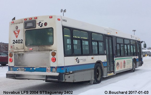 BUS/AUTOBUS: Novabus LFS 2004 STSaguenay