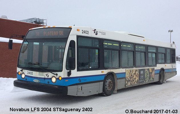 BUS/AUTOBUS: Novabus LFS 2004 STSaguenay