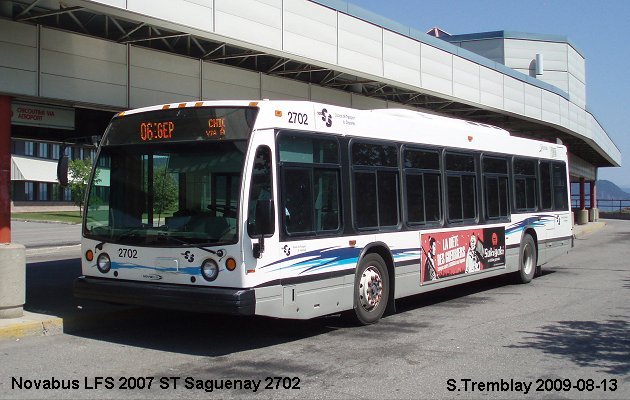 BUS/AUTOBUS: Novabus LFS 2007 STSaguenay