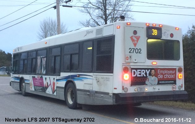 BUS/AUTOBUS: Novabus LFS 2007 STSaguenay