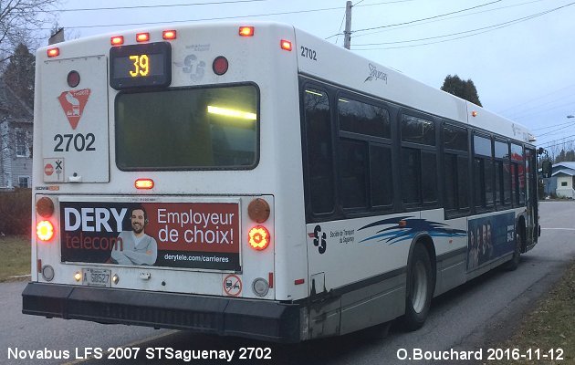 BUS/AUTOBUS: Novabus LFS 2007 STSaguenay