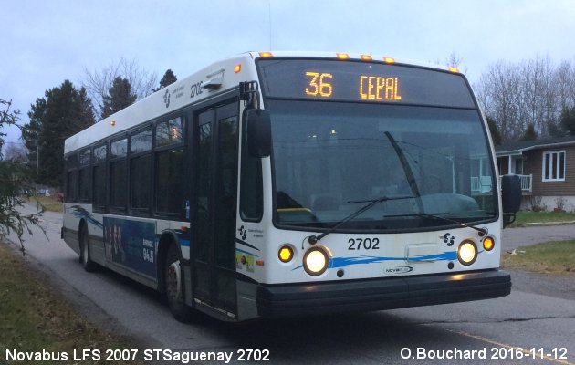 BUS/AUTOBUS: Novabus LFS 2007 STSaguenay