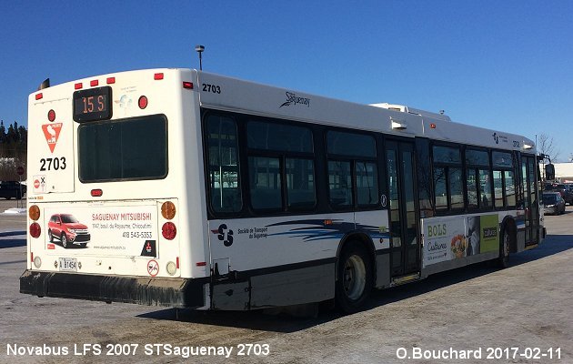 BUS/AUTOBUS: Novabus LFS 2007 STSaguenay