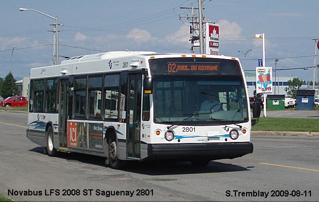 BUS/AUTOBUS: Novabus LFS 2008 STSaguenay