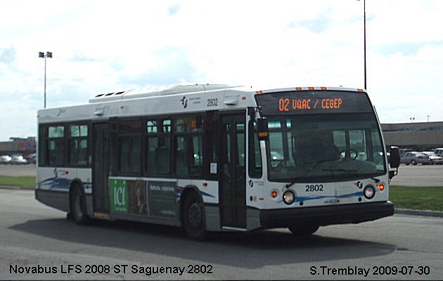 BUS/AUTOBUS: Novabus LFS 2008 STSaguenay