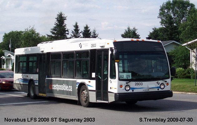 BUS/AUTOBUS: Novabus LFS 2008 STSaguenay