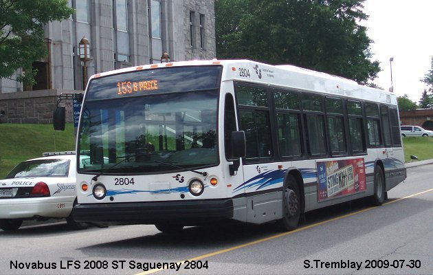 BUS/AUTOBUS: Novabus LFS 2008 STSaguenay