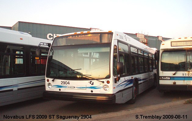 BUS/AUTOBUS: Novabus LFS 2009 STSaguenay