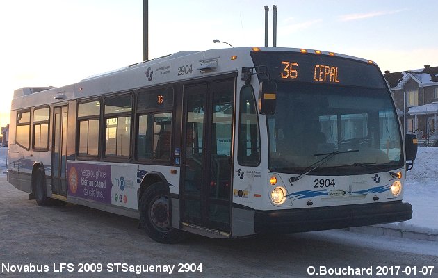 BUS/AUTOBUS: Novabus LFS 2009 STSaguenay