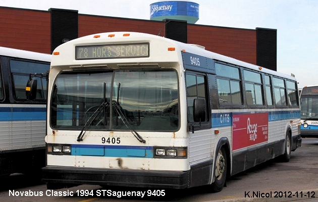 BUS/AUTOBUS: Novabus Classic 1994 STSaguenay