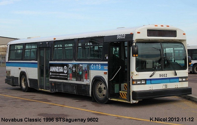 BUS/AUTOBUS: Novabus Classic 1996 STSaguenay