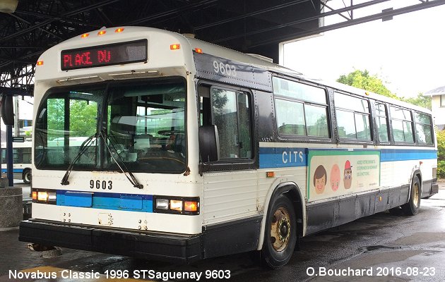 BUS/AUTOBUS: Novabus Classic 1996 STSaguenay