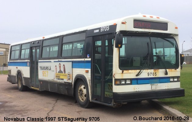 BUS/AUTOBUS: Novabus Classic 1997 STSaguenay